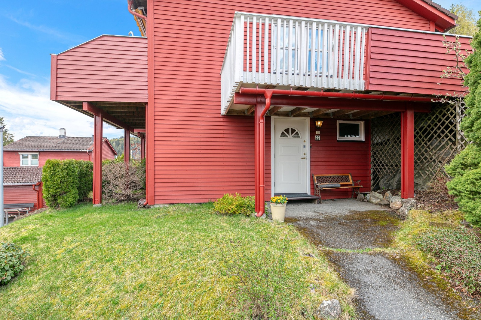 Overbygget inngangsparti Galleribilde