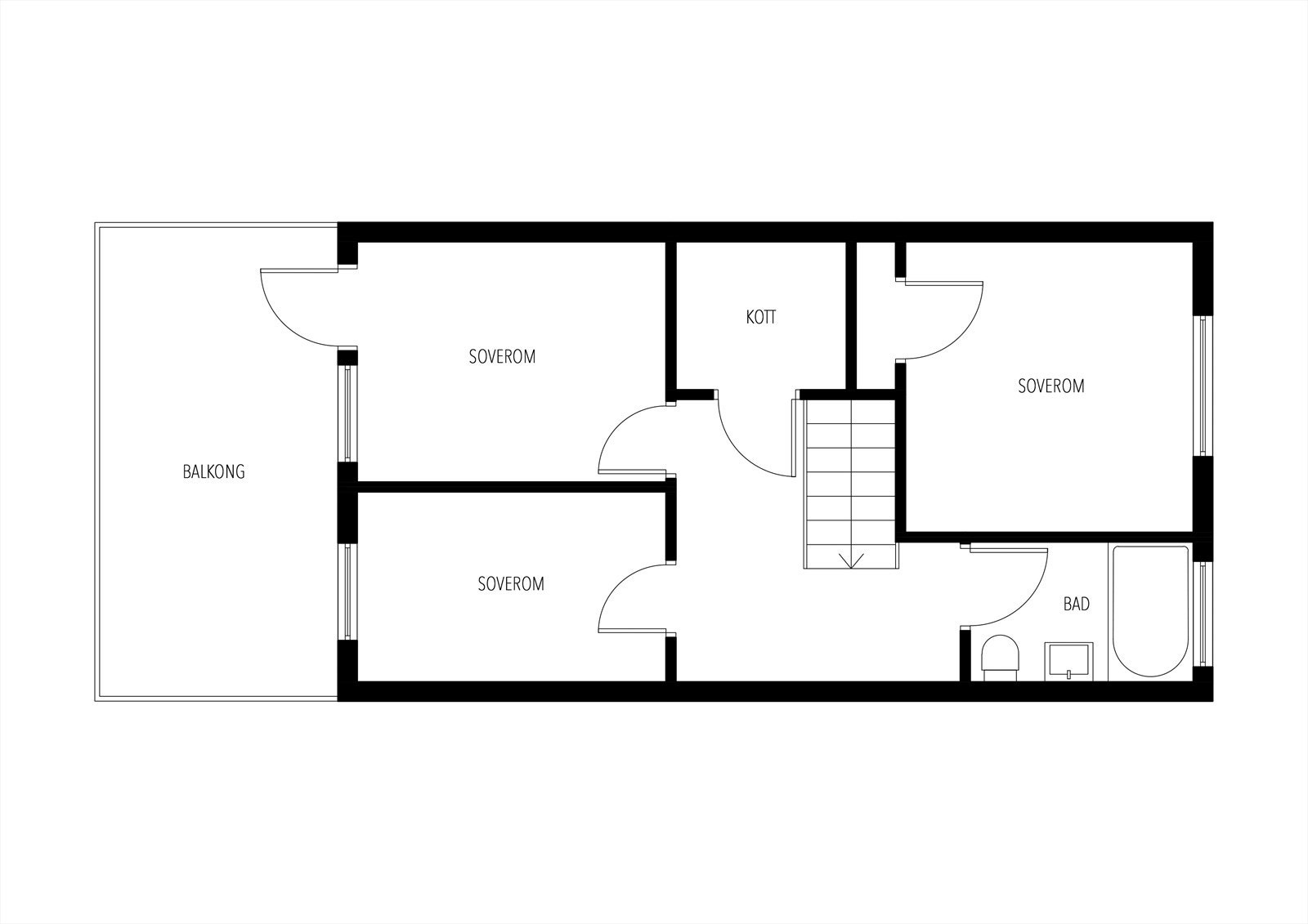 Plantegning 2. etasje. Galleribilde