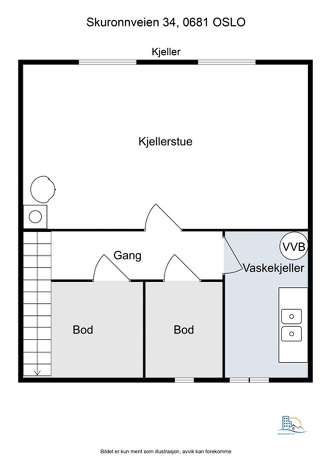 Plantegning Kjeller Galleribilde