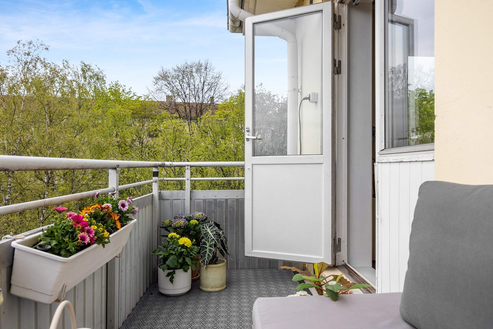 Det er god plass til utemøbler. Galleribilde