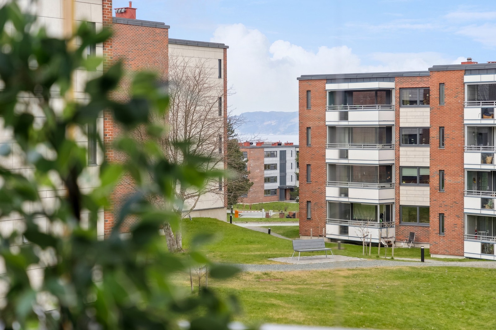 Utsiktsbilde fra balkongen. Galleribilde