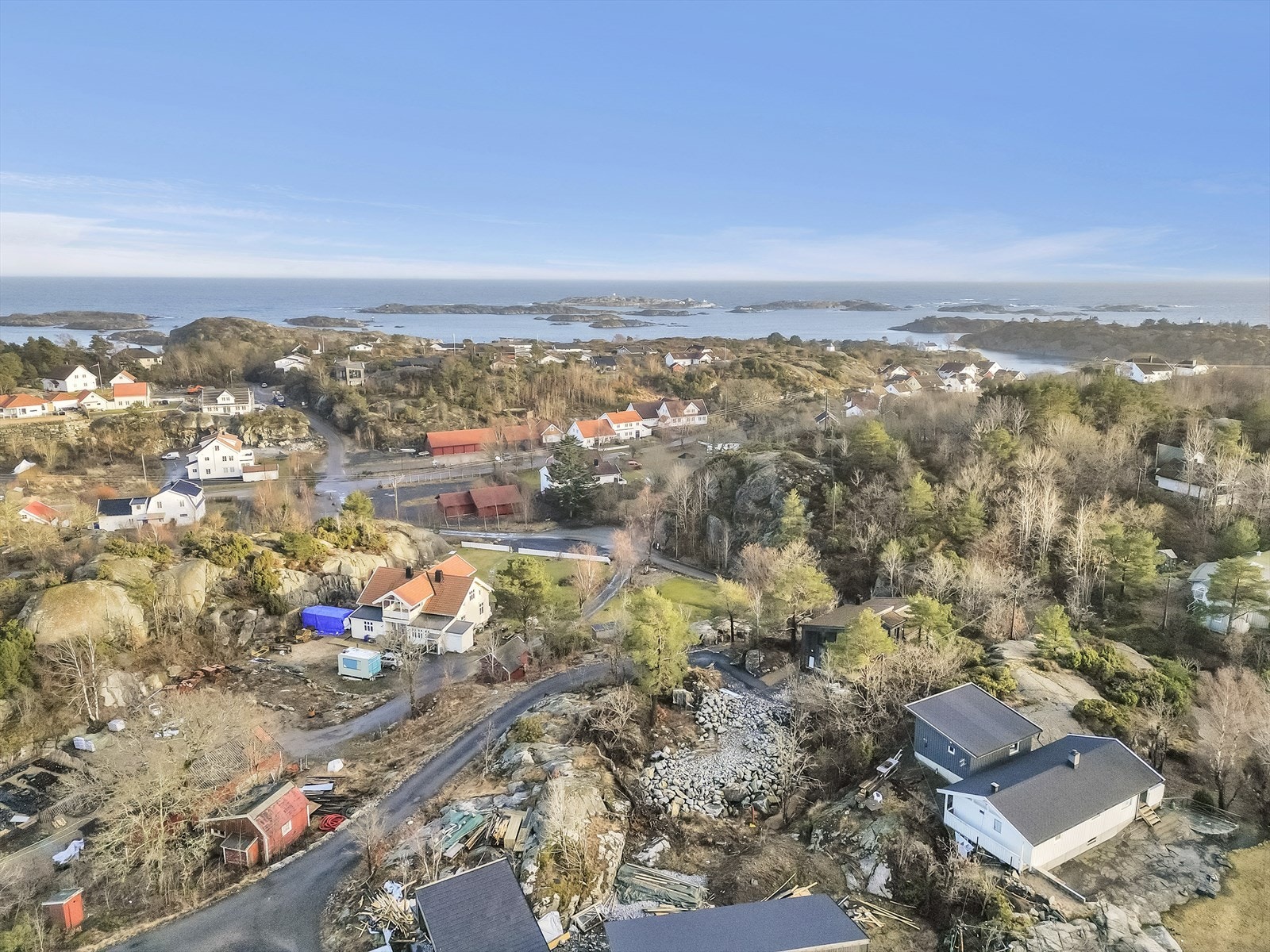 Drone av området Galleribilde