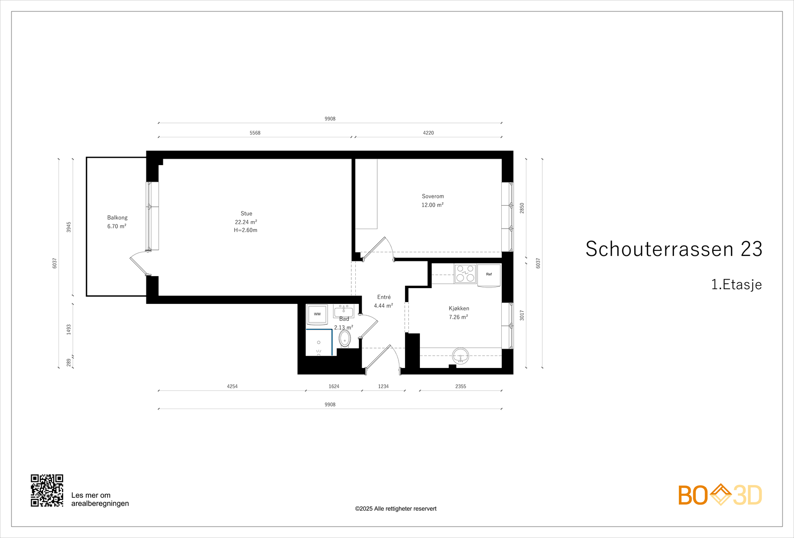 Plantegning Galleribilde