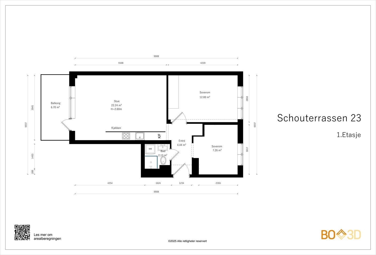 Alternativ plantegning Galleribilde