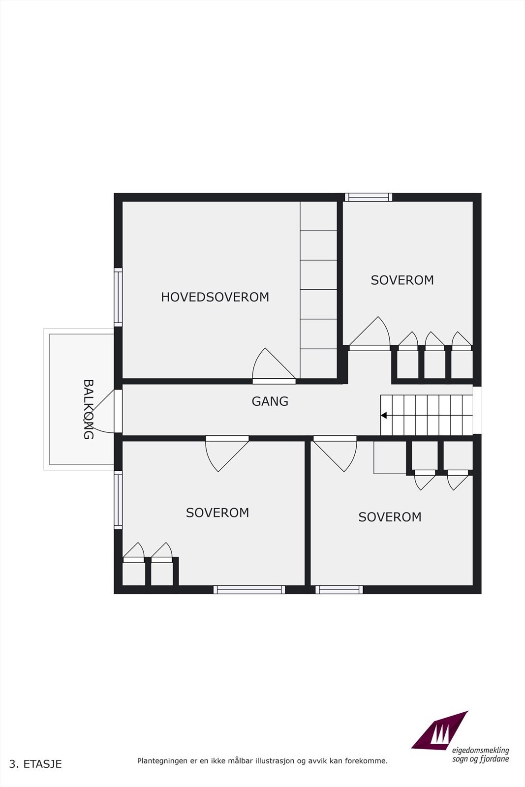 Planteikning Loft Galleribilde
