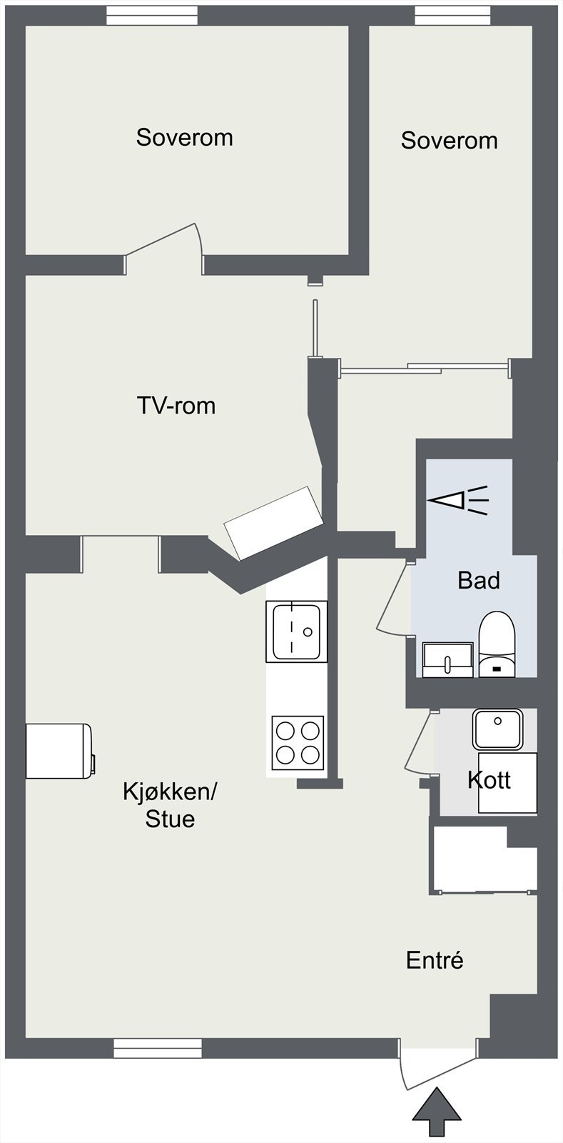 Plantegning. Galleribilde