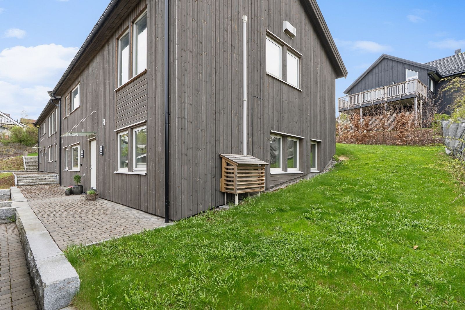 Uteområde med felles hage Galleribilde