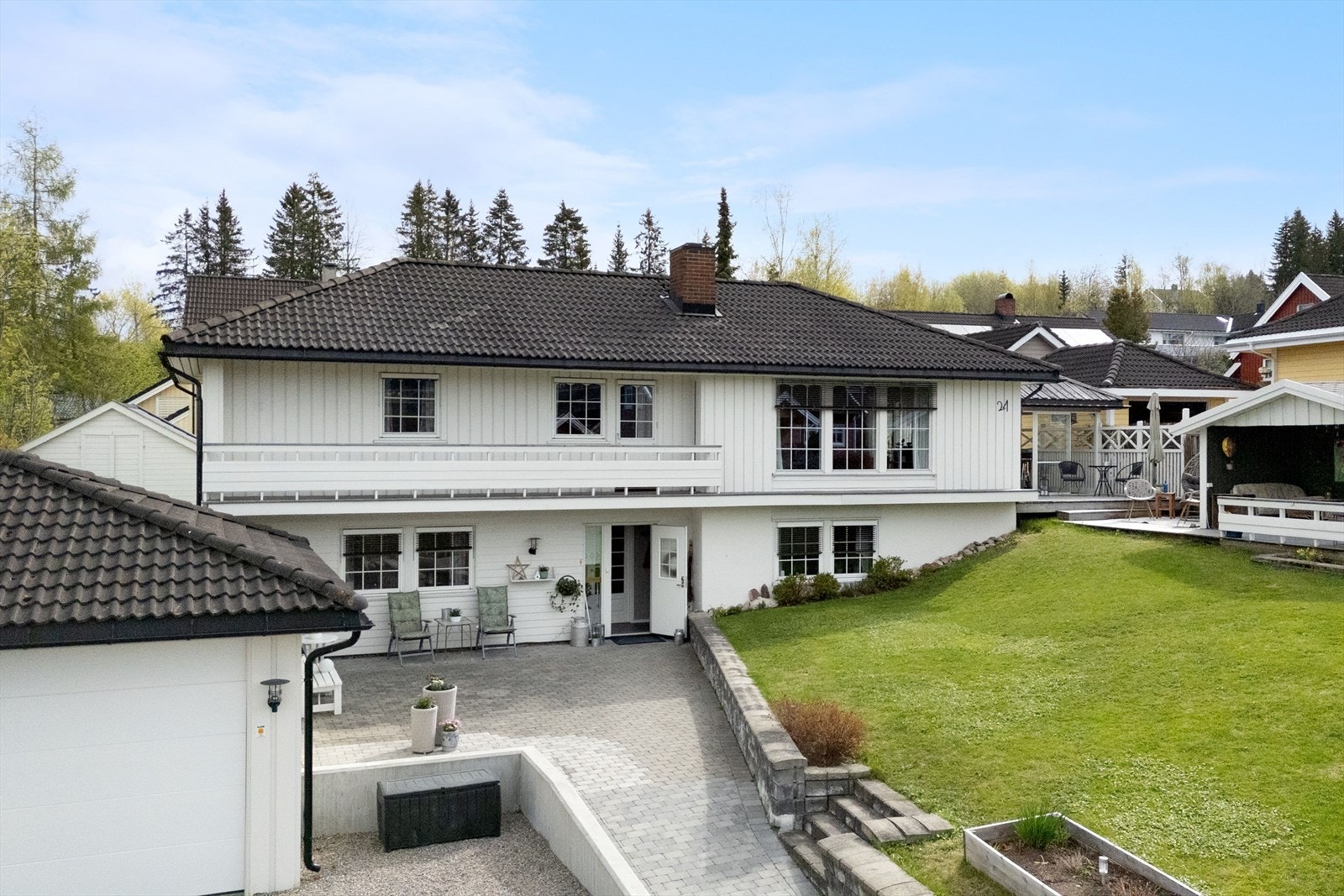 Fasadebilde. Galleribilde
