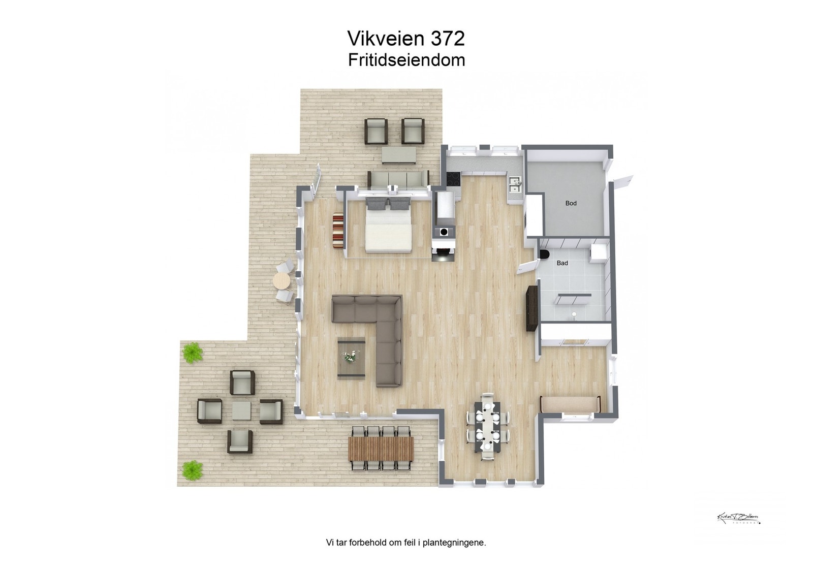 3 D plantegning Galleribilde