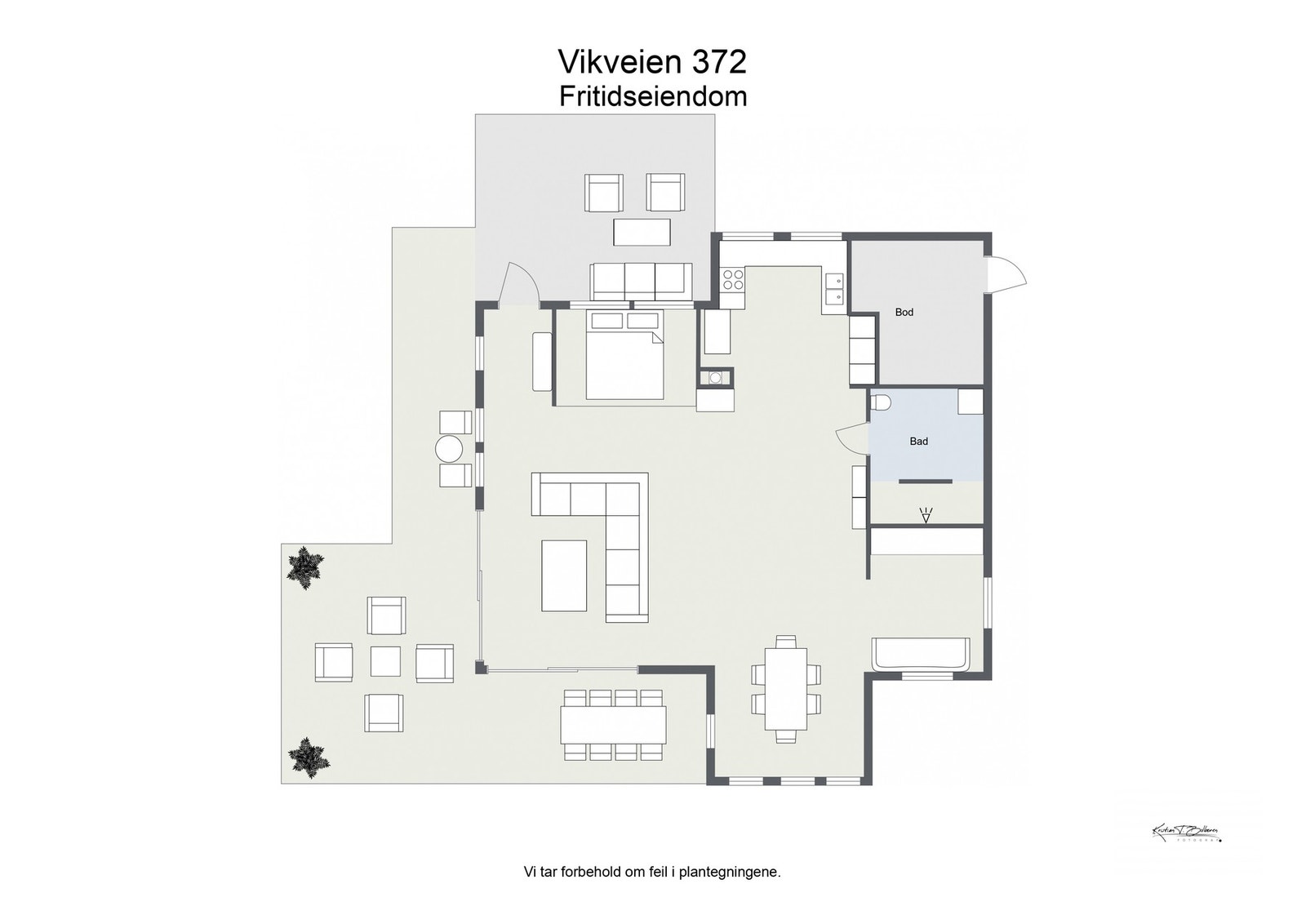 2 D plantegning Galleribilde