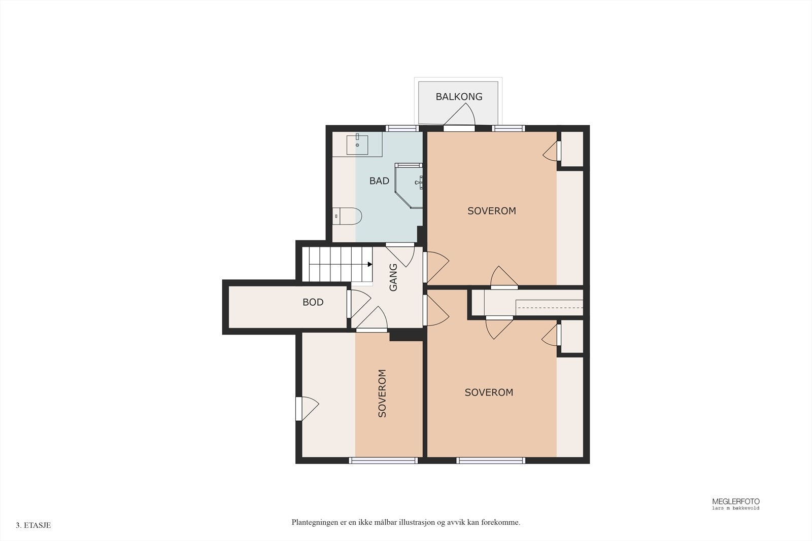 Planskisse 2. etasje. Galleribilde