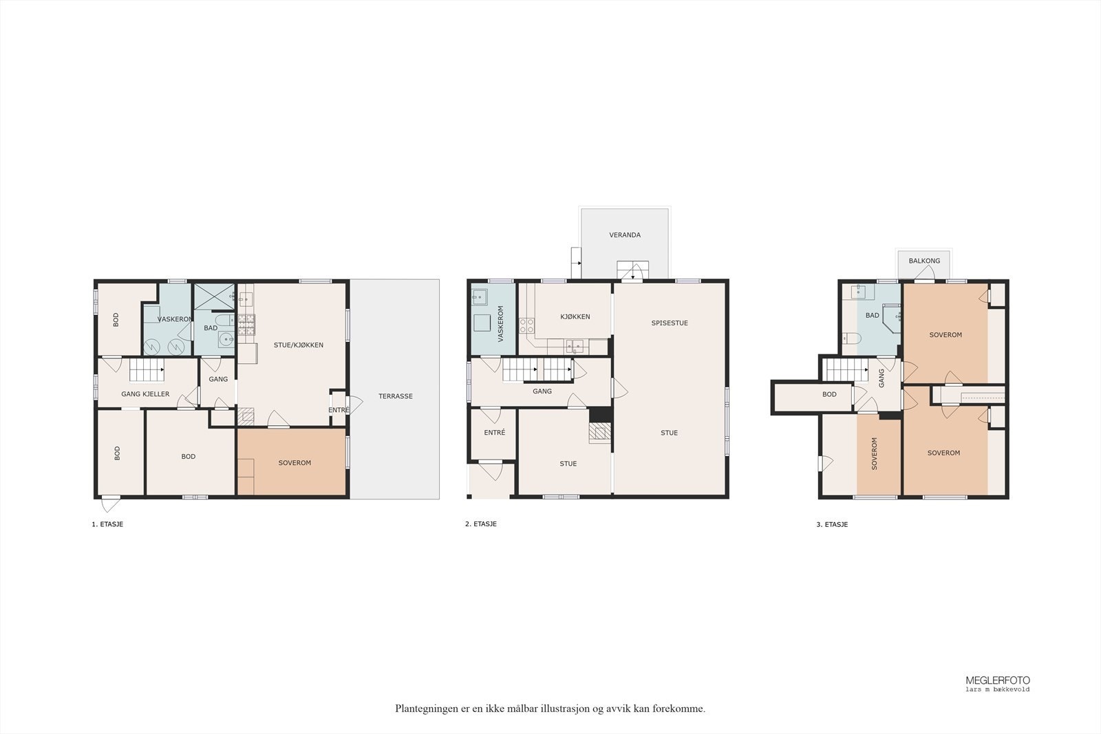 Planskisse over Erik Vullumsveg 7A. Galleribilde