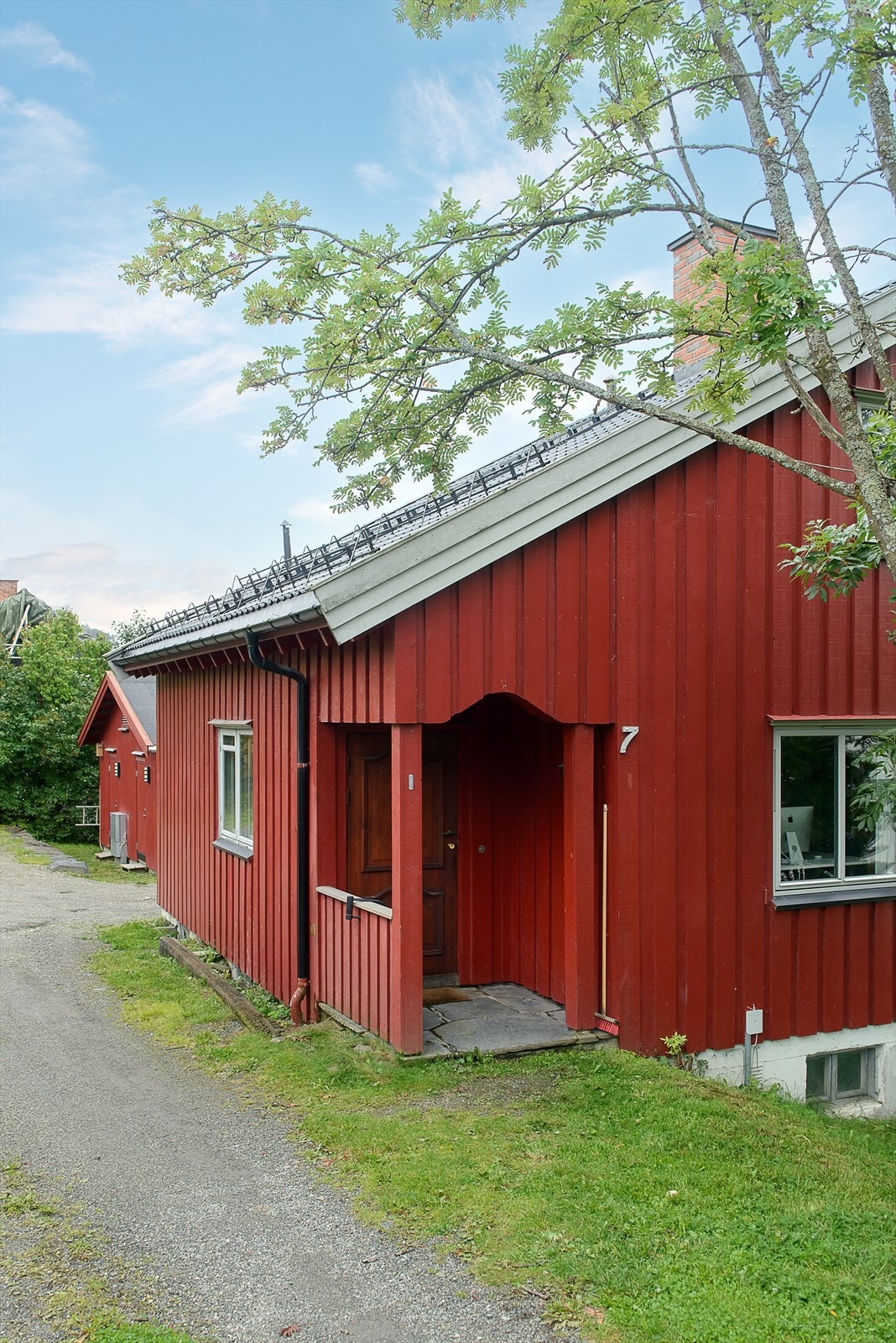 Overbygget inngangsparti. Galleribilde