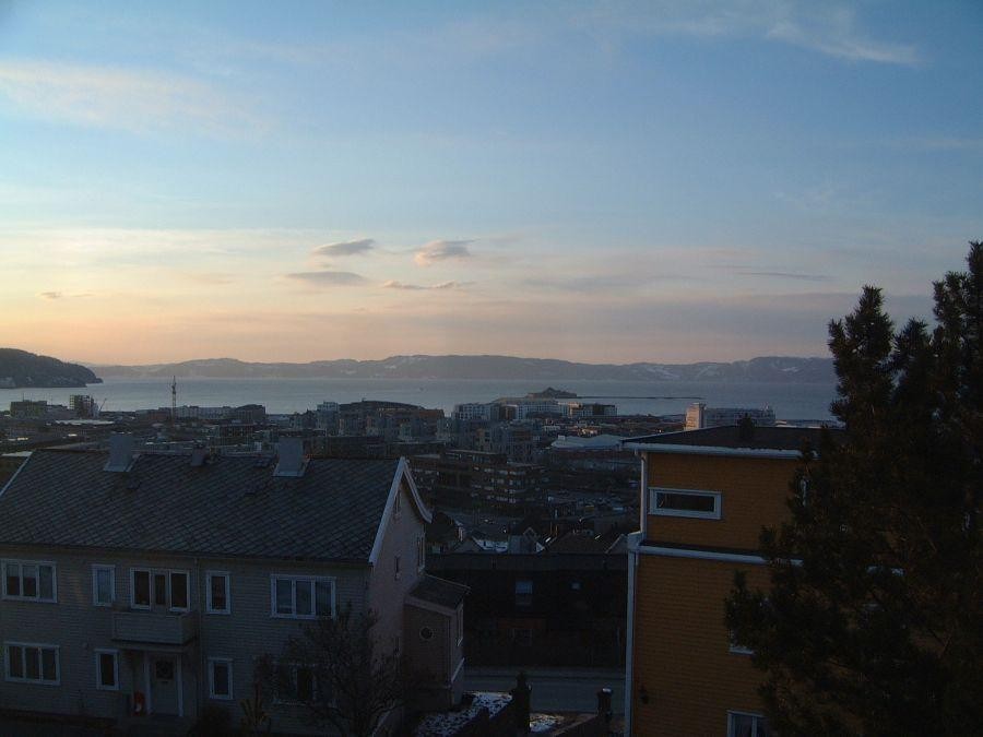 Utsikt fra balkong Galleribilde