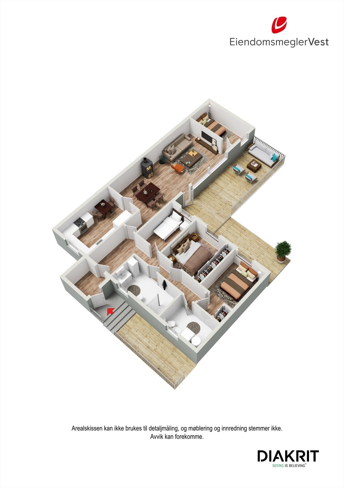 Plantegning Galleribilde