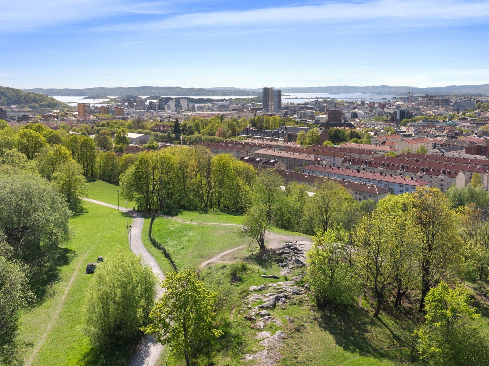 Ola Narr parken ligger også rett i nærheten. Galleribilde