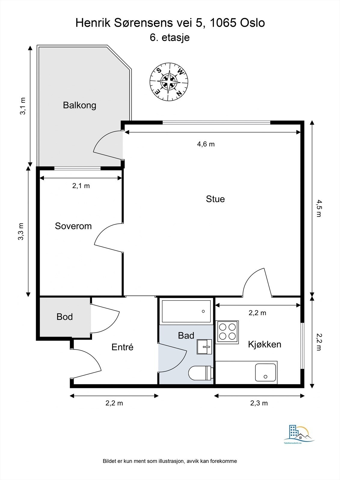Plantegning Galleribilde