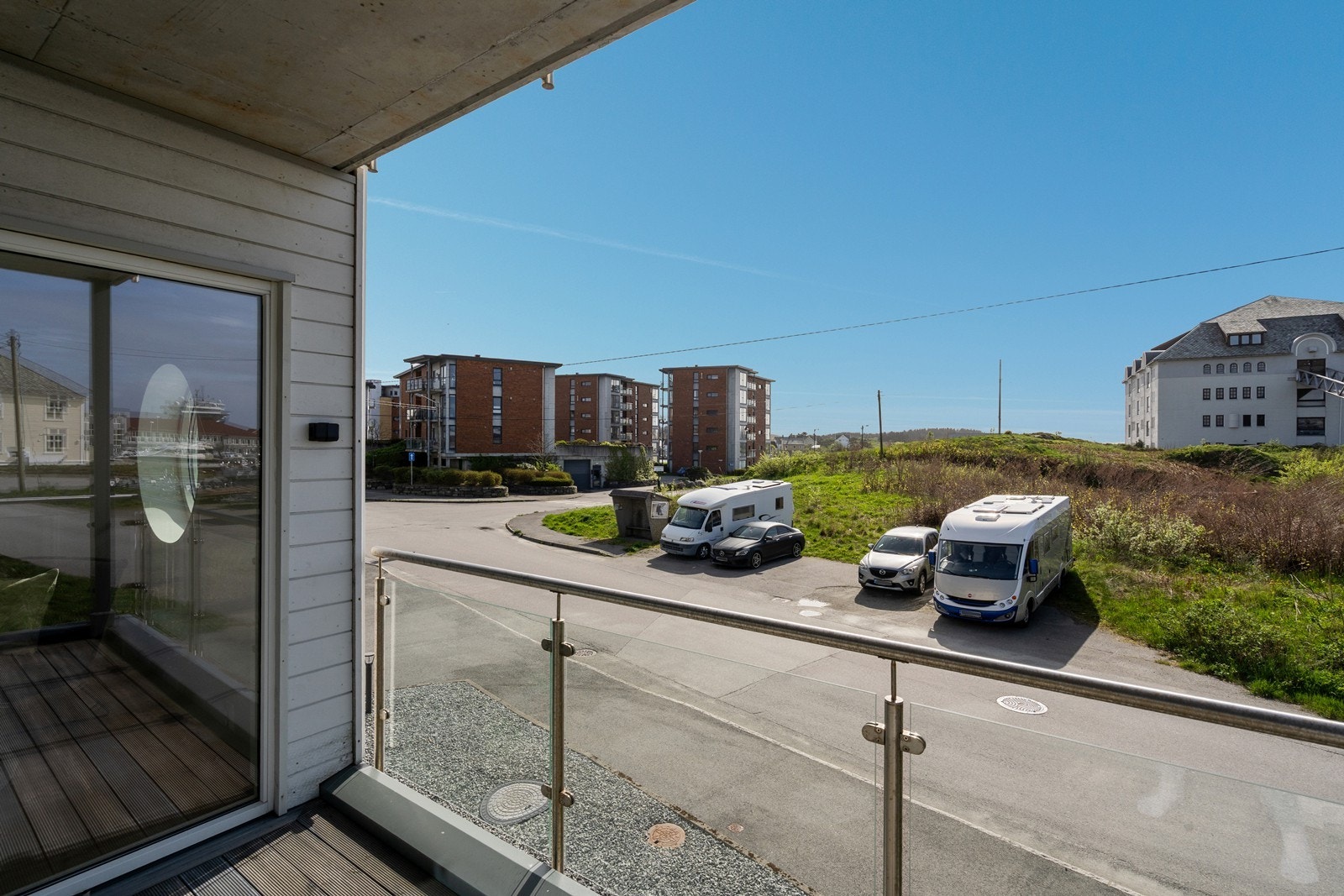 Overbygd balkong gjør at den kan brukes hele året. Galleribilde