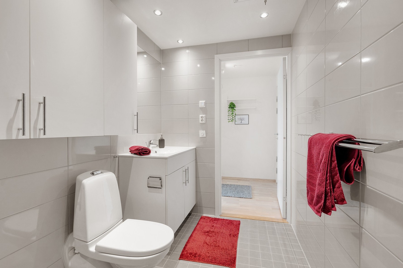 Moderne farge- og interiørvalg. Galleribilde