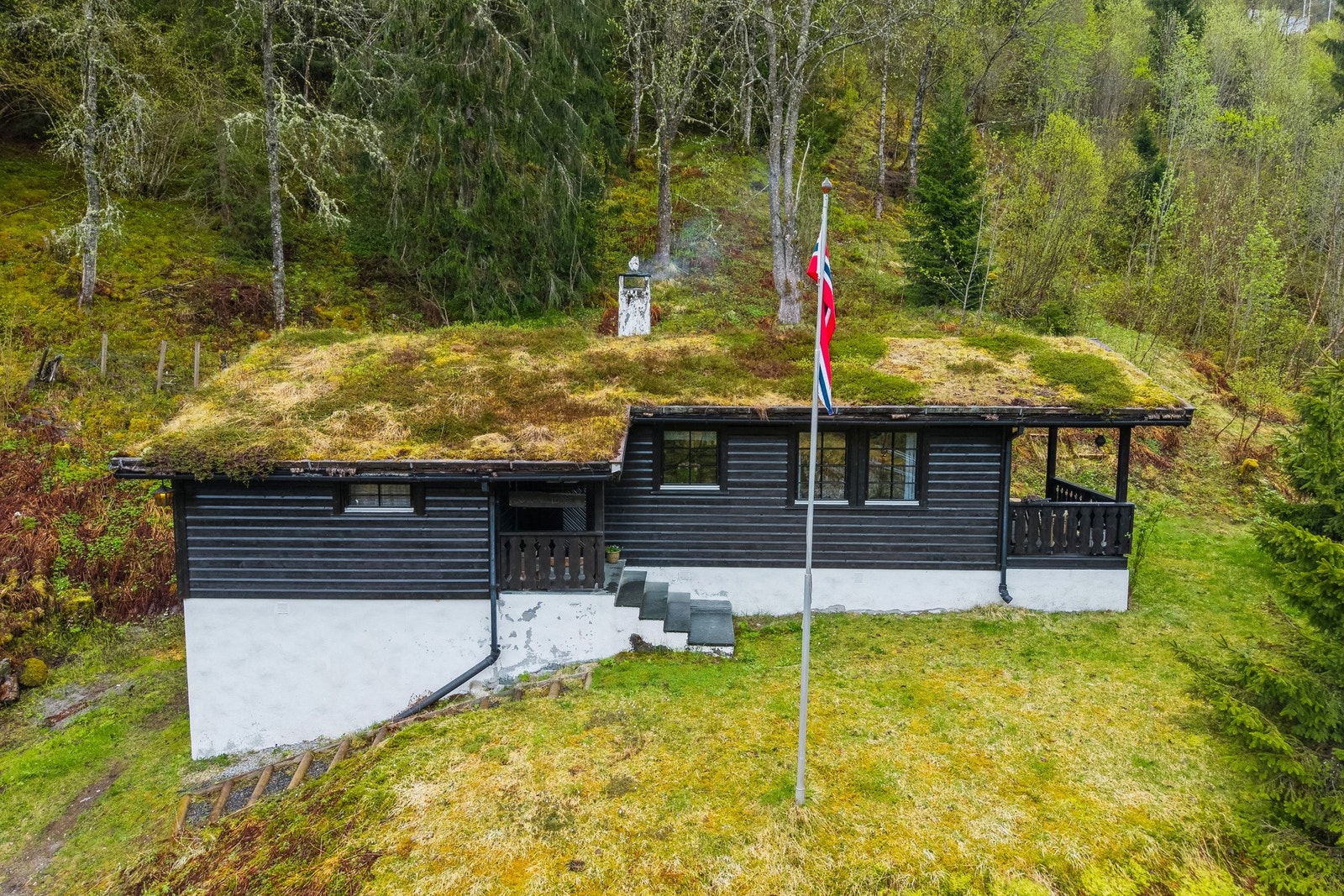 Hytta er fra 1976. Galleribilde