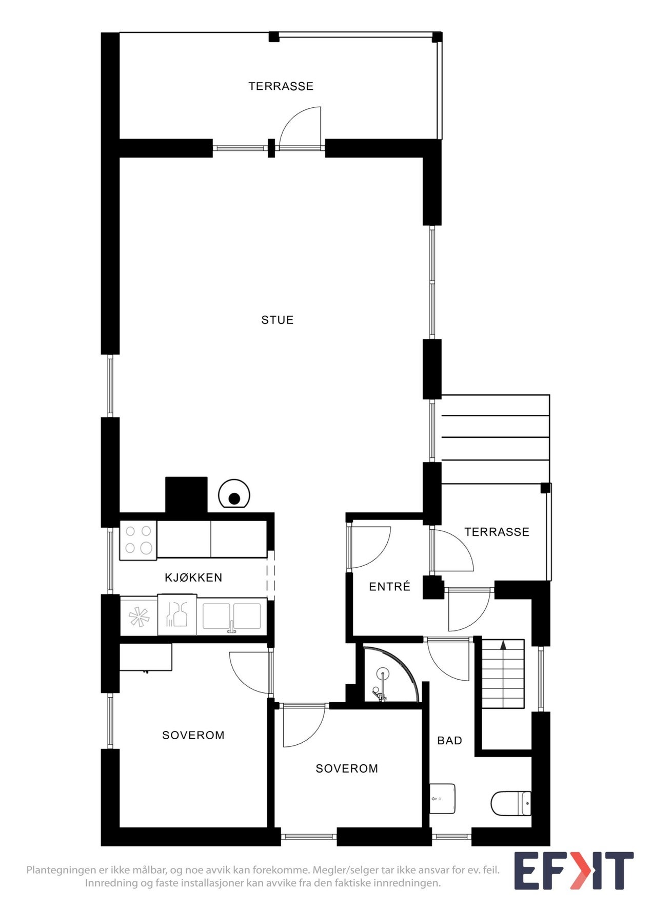 Planskisse 1.etg Galleribilde