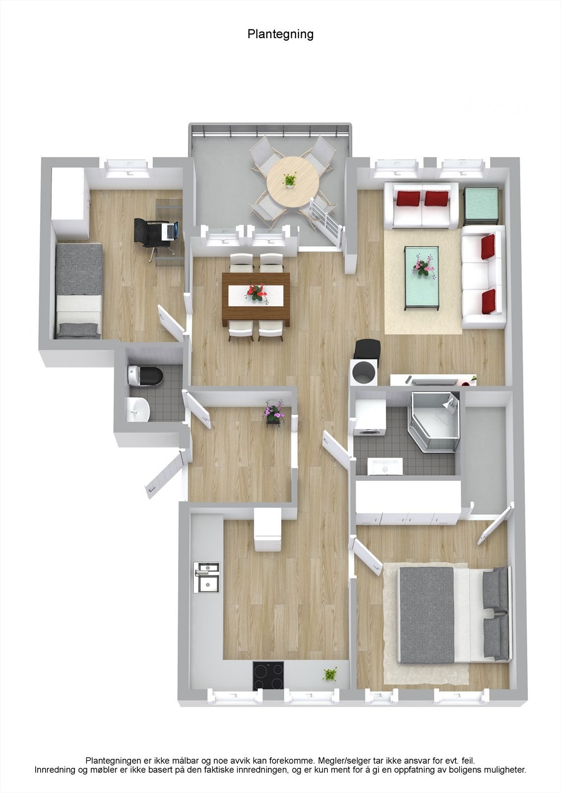 Plantegning Galleribilde