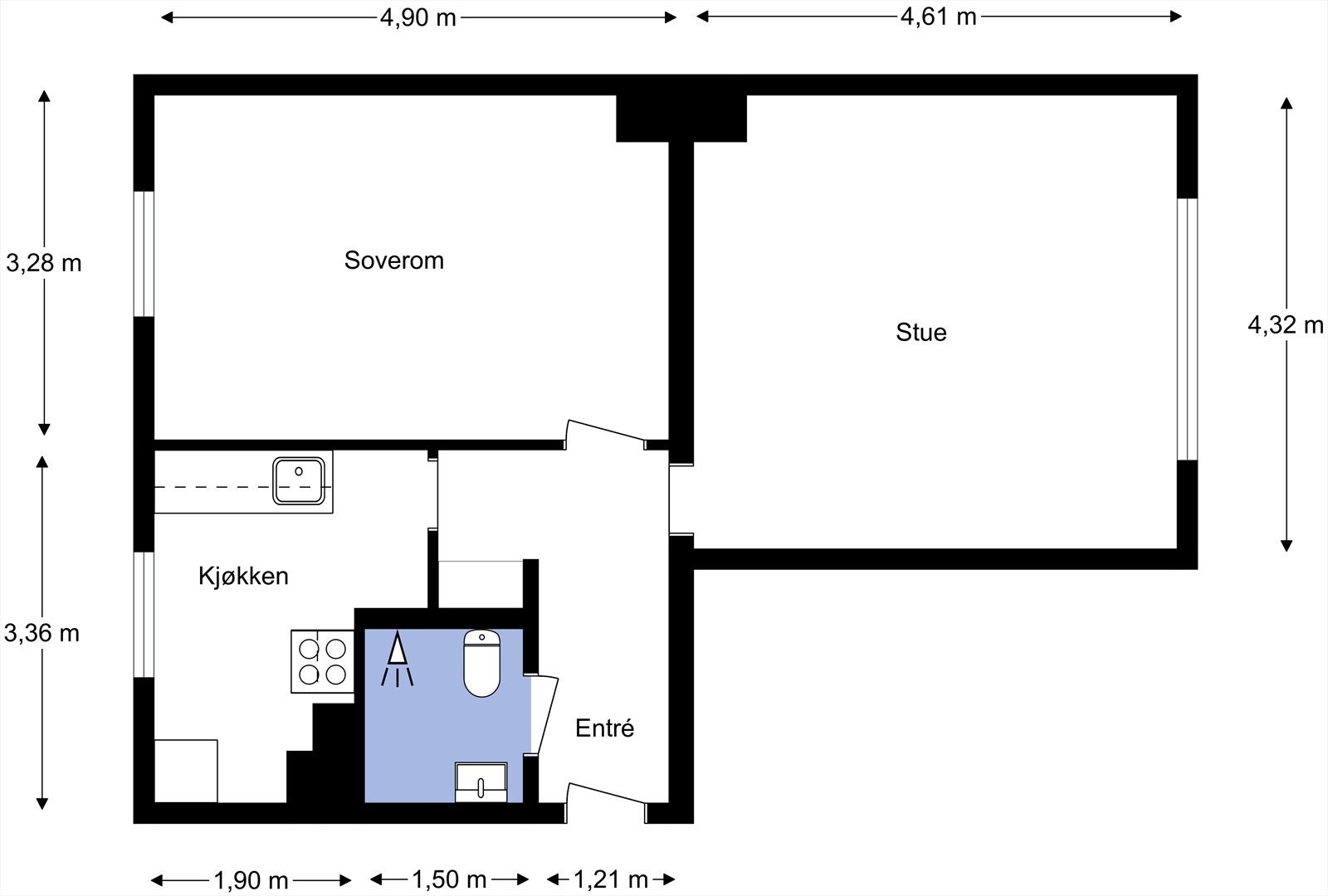 Plantegning Galleribilde