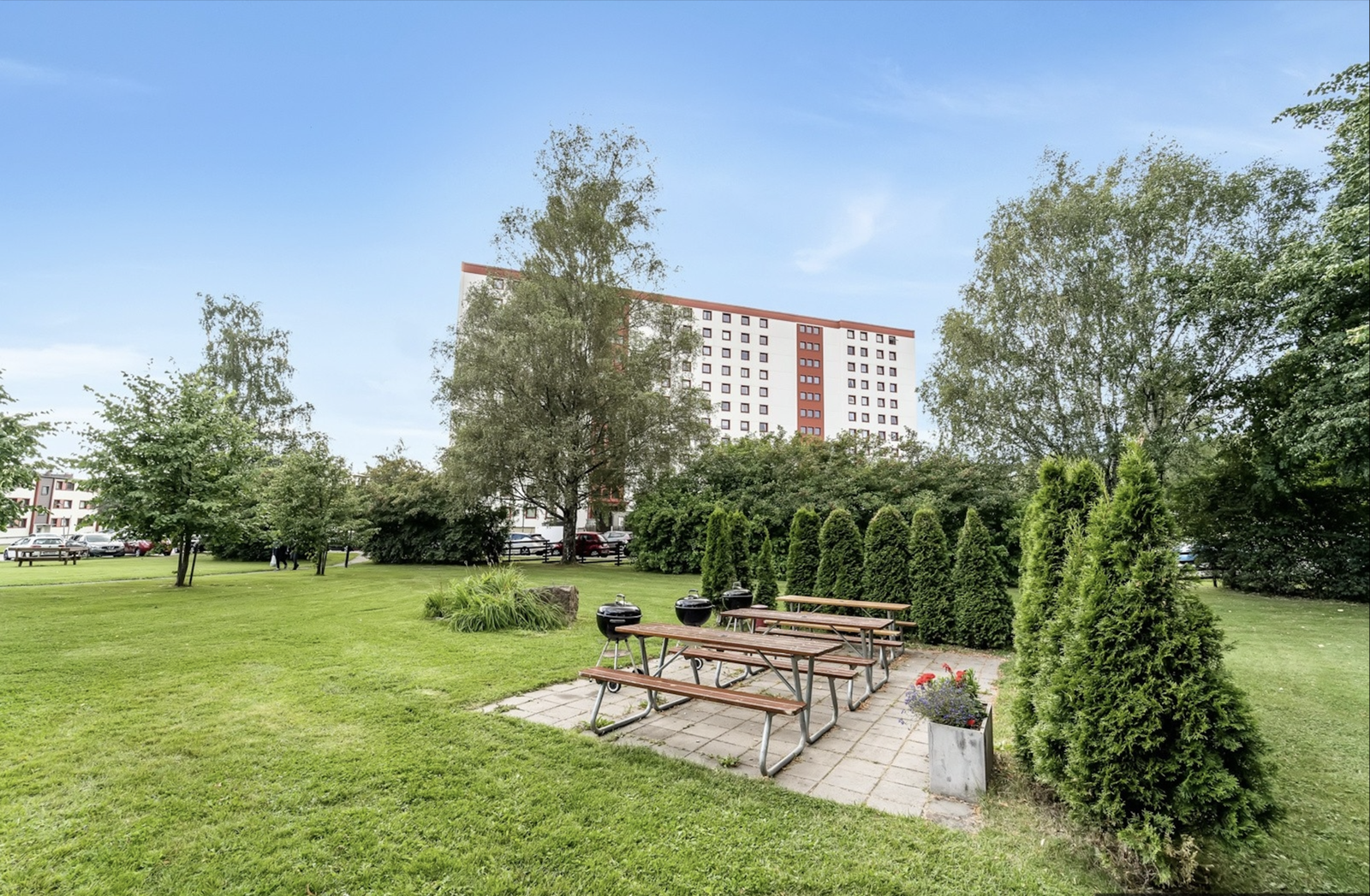 Meget barnevennlig borettslag med pene grøntarealer. Galleribilde