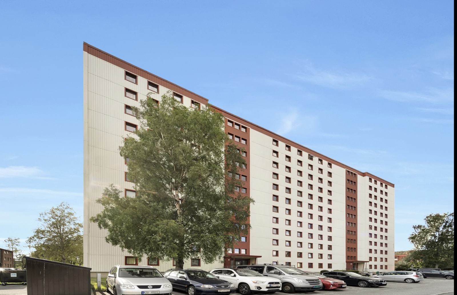 Parkeringsmuligheter i borettslaget. Galleribilde