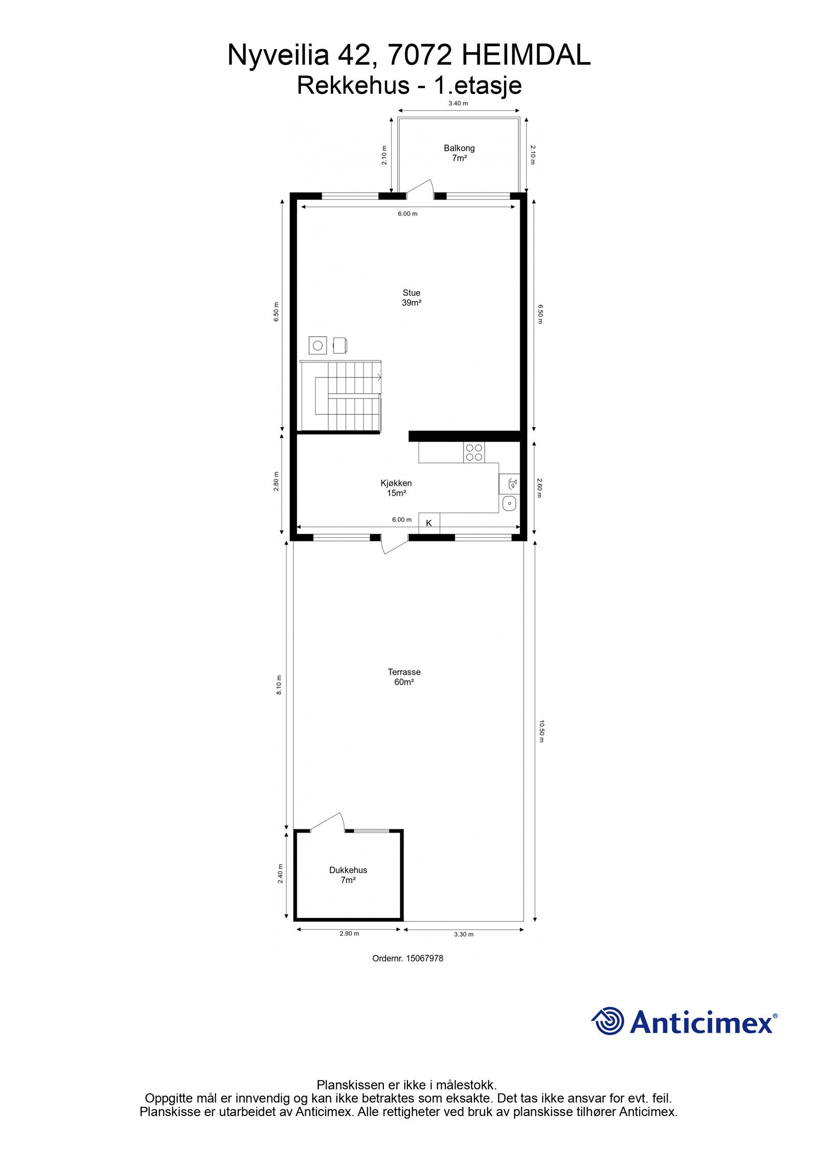 Plantegning - 1.etasje Galleribilde