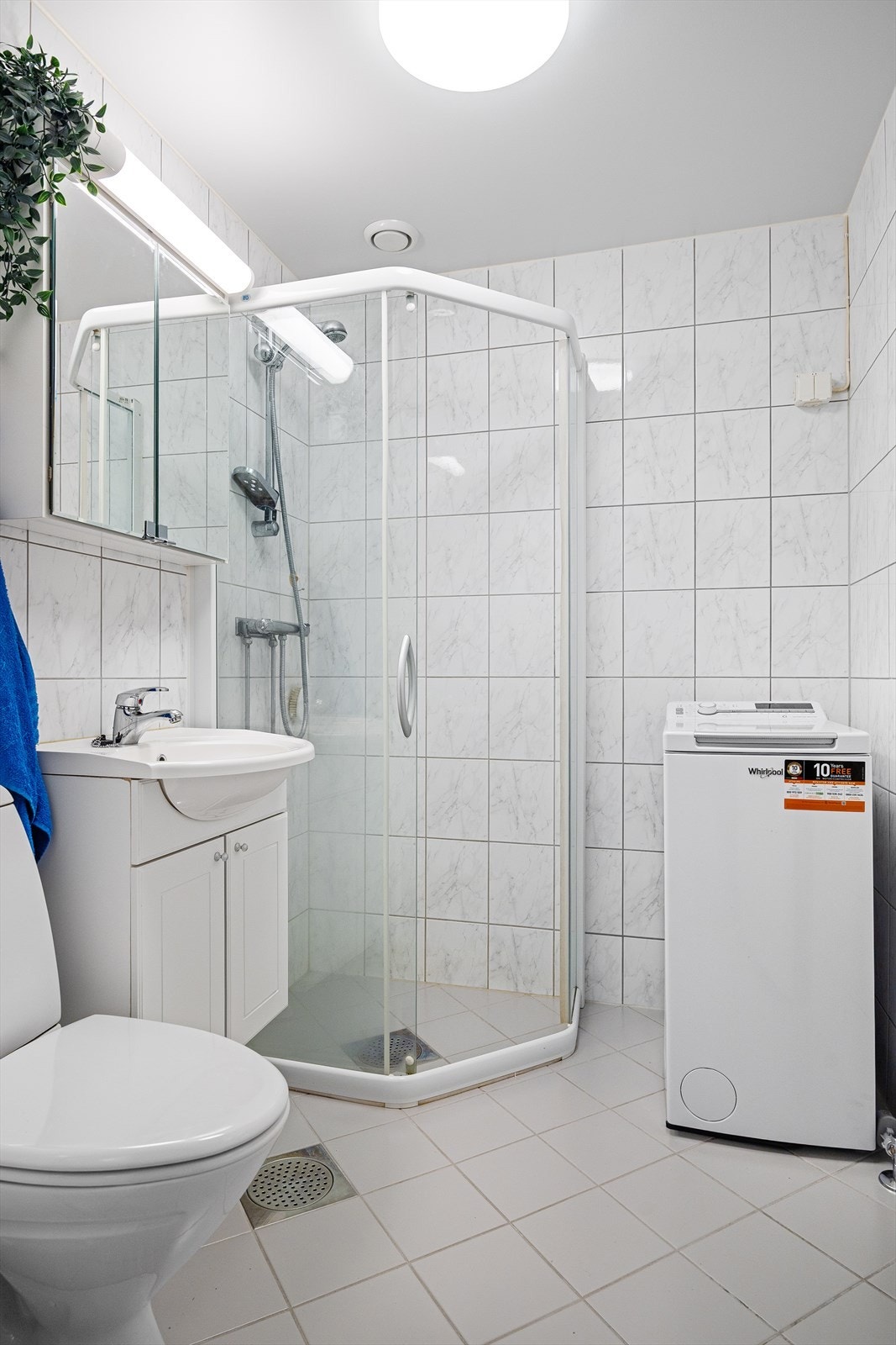 Opplegg for vaskemaskin. Galleribilde