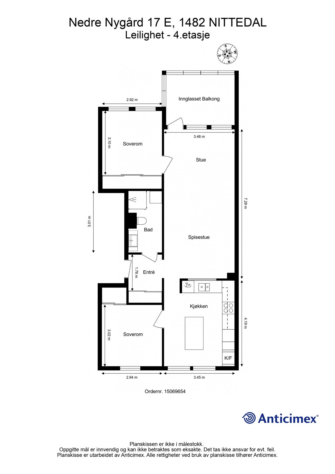 Planskisse. Galleribilde