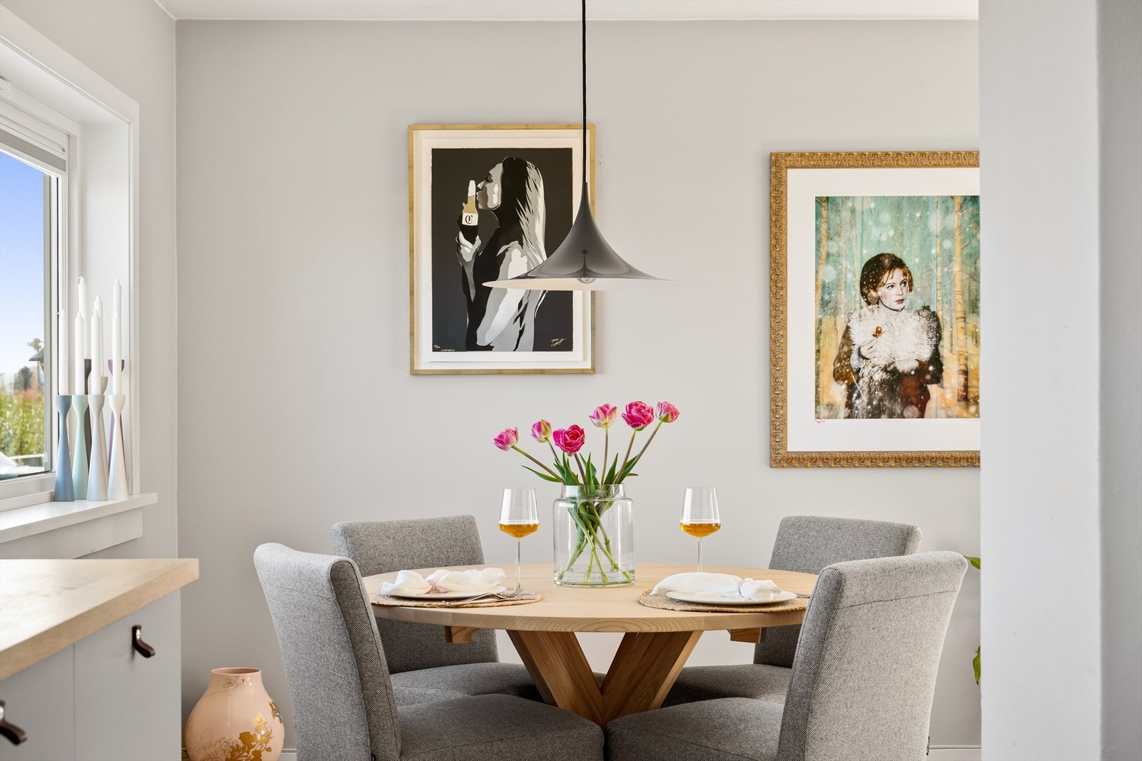 Spisegruppen med utsikt mot Stavangers innseiling Galleribilde