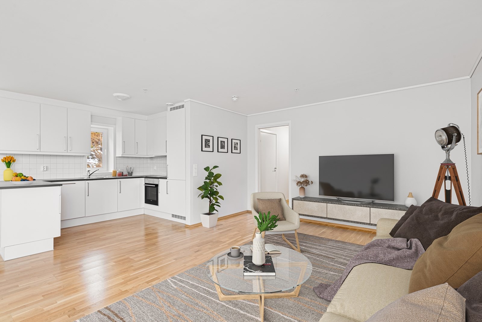 Stue/kjøkken Galleribilde