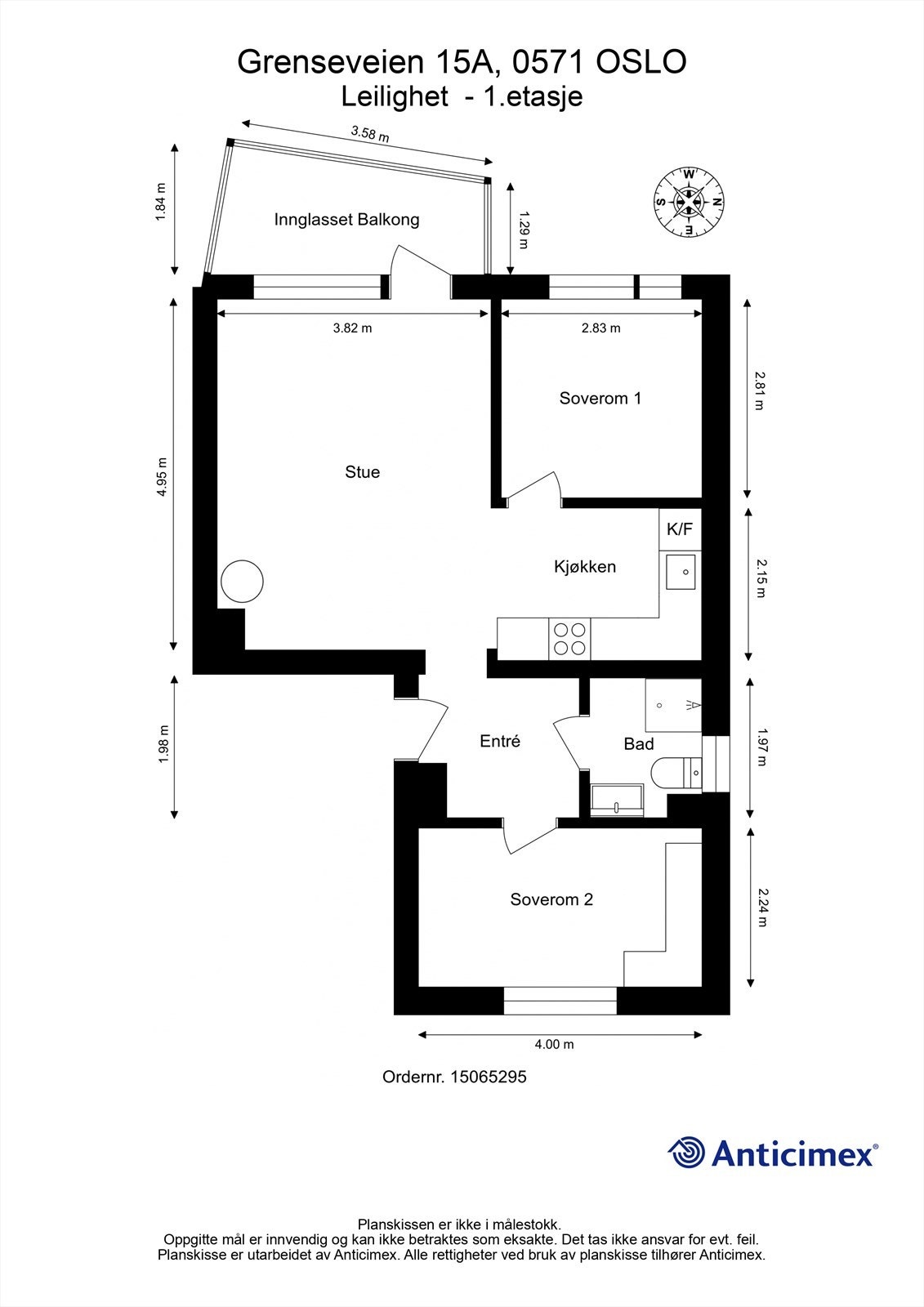 Plantegning Galleribilde