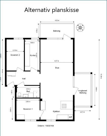 Alternativ planløsning Galleribilde