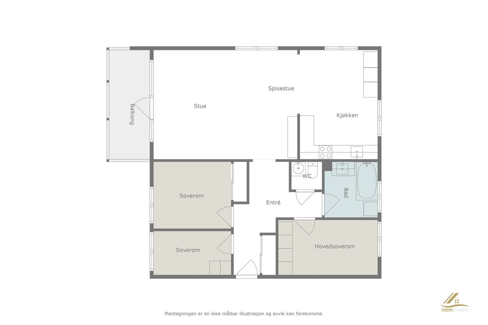 Planskisse Skøyenveien 83. Galleribilde