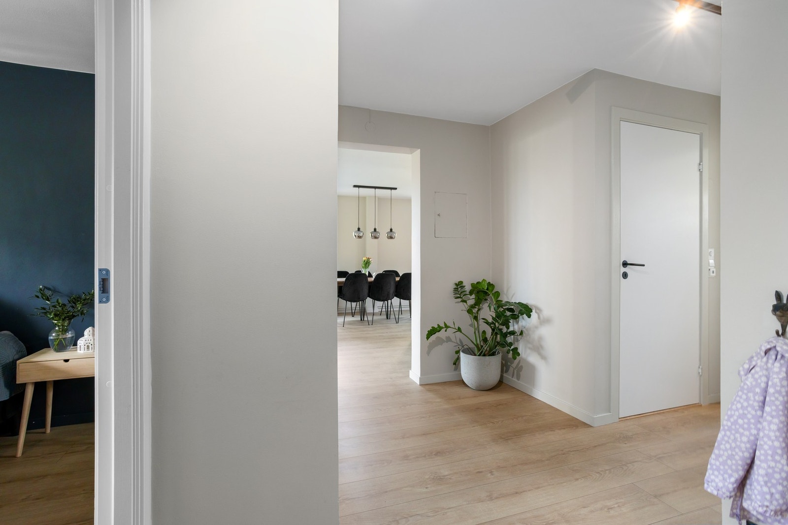 Romslig gang. Galleribilde