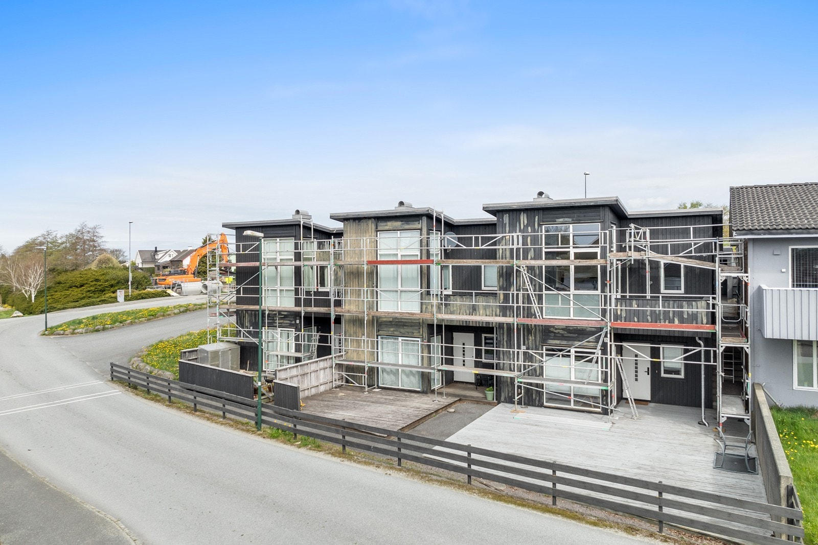 Sameiet har pågående malearbeid - forventet ferdig 22 mai. Galleribilde