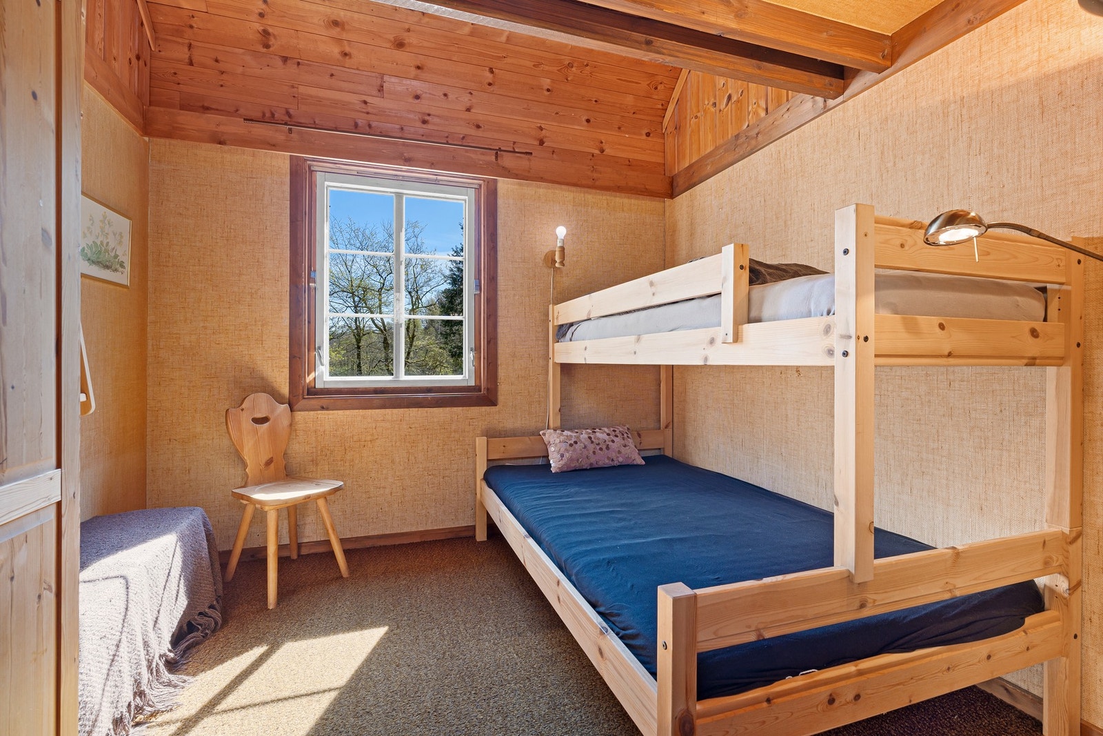 Soverom med hems - ligger i tilbygget Galleribilde