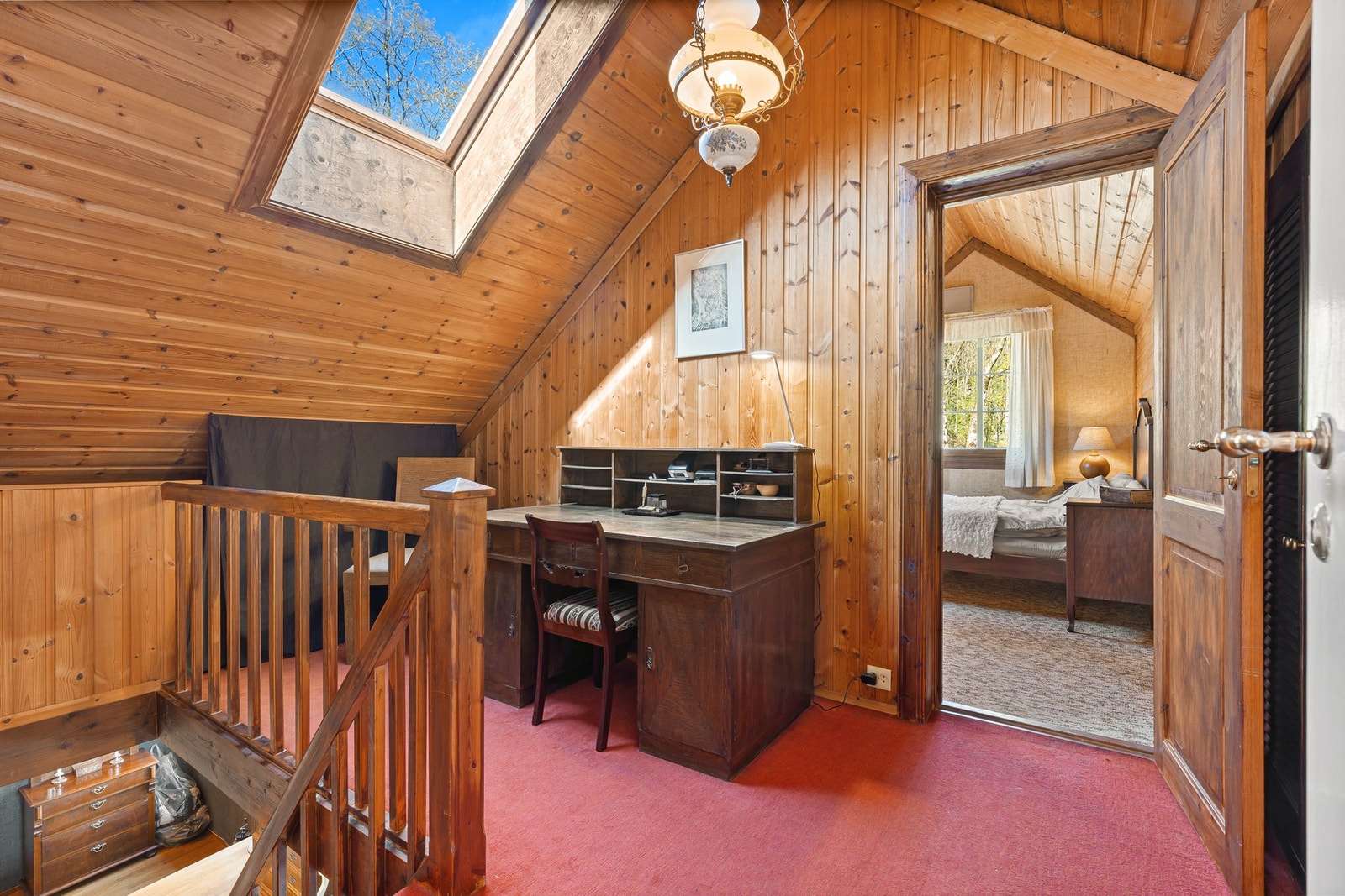 Gang i 2.etg / loft i hoveddel av huset Galleribilde