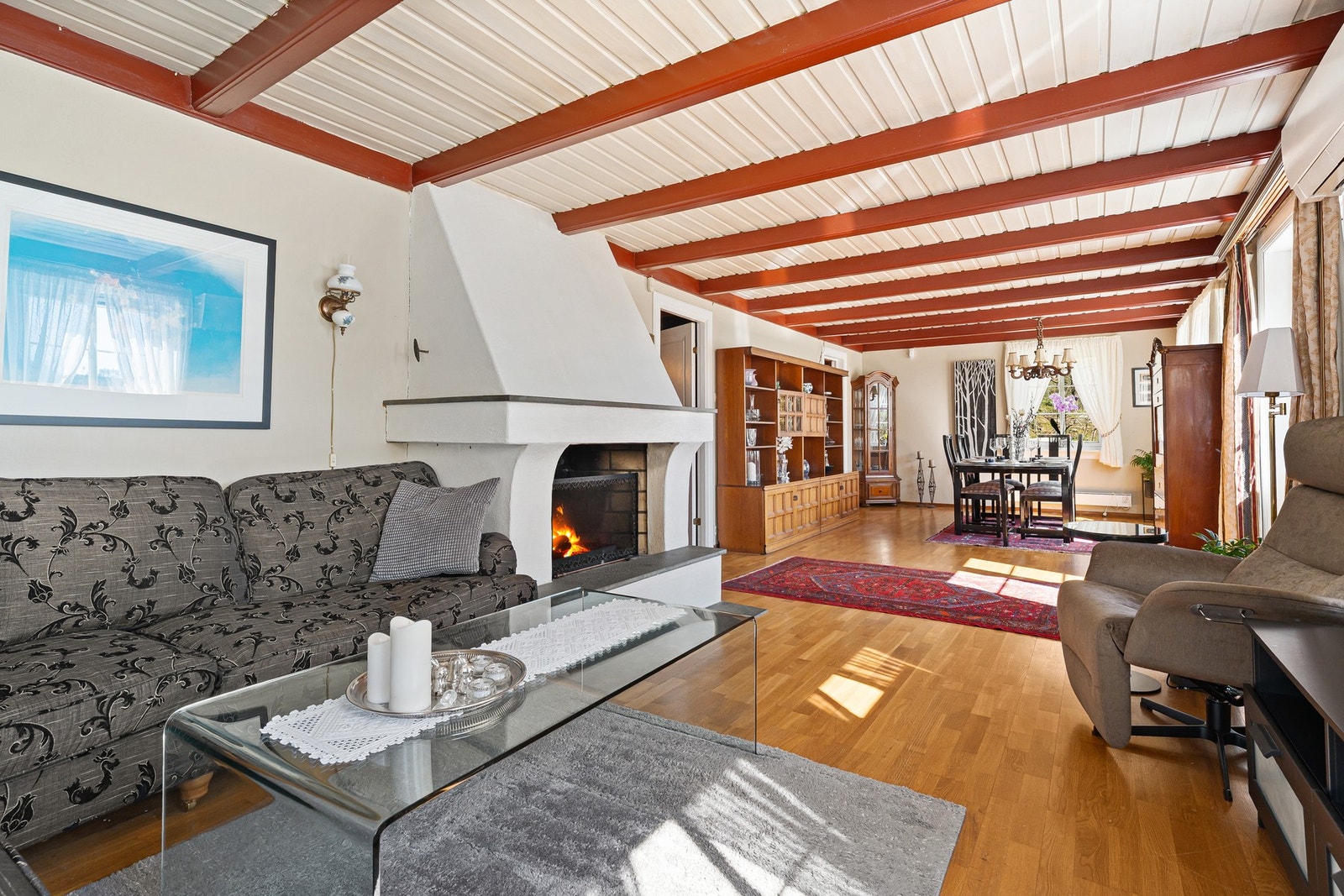 God plass i stuen Galleribilde