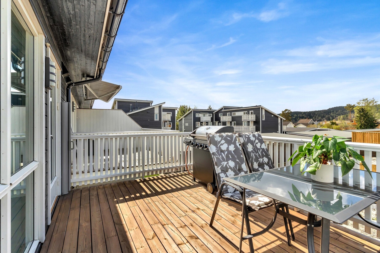 Balkongen er på 12 m² med flotte solforhold. Galleribilde