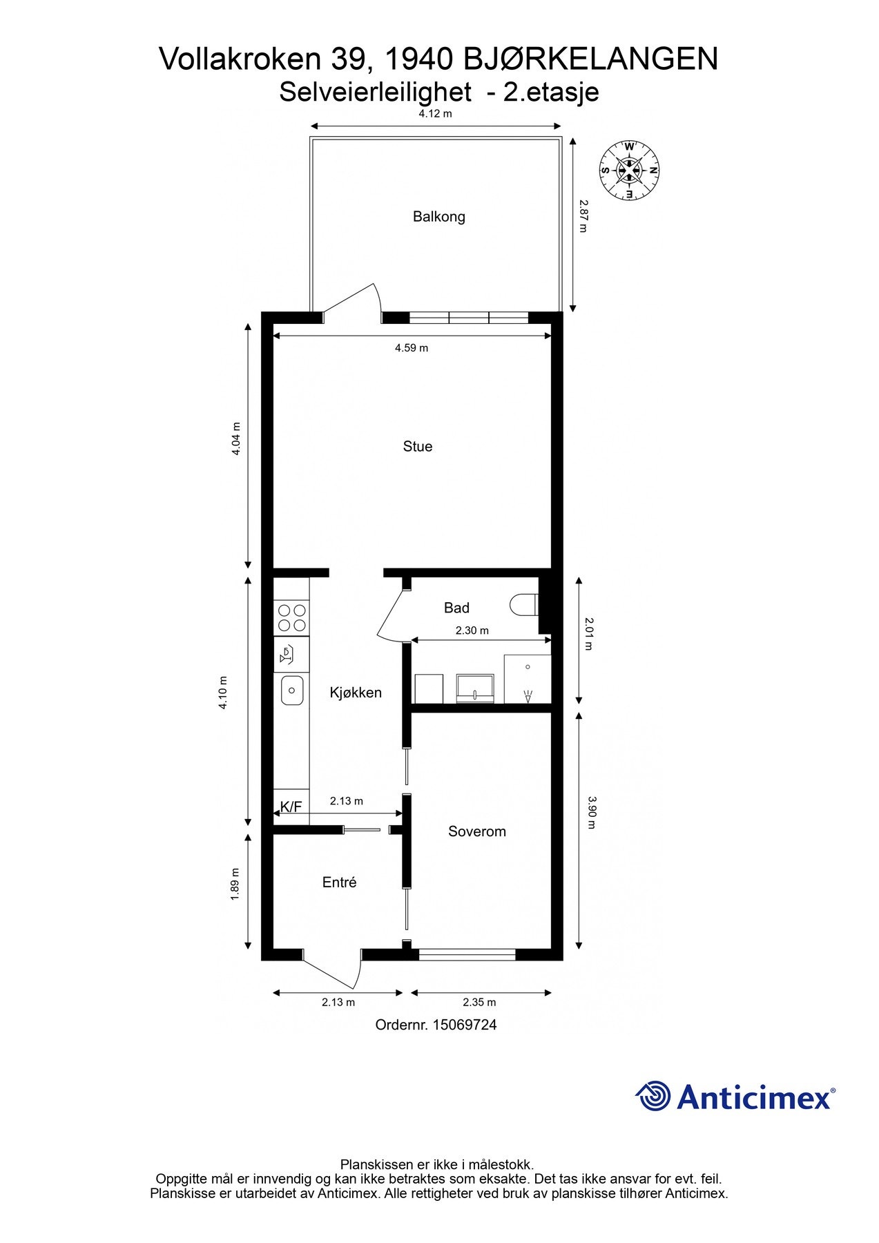 Planskisse. Galleribilde