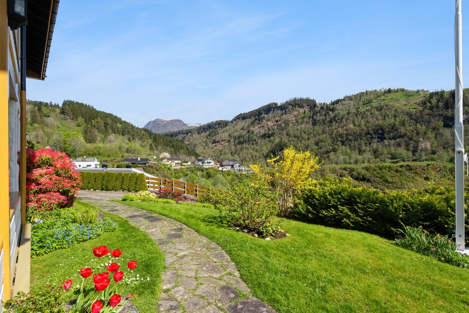 Flott opparbeidet hage. Galleribilde