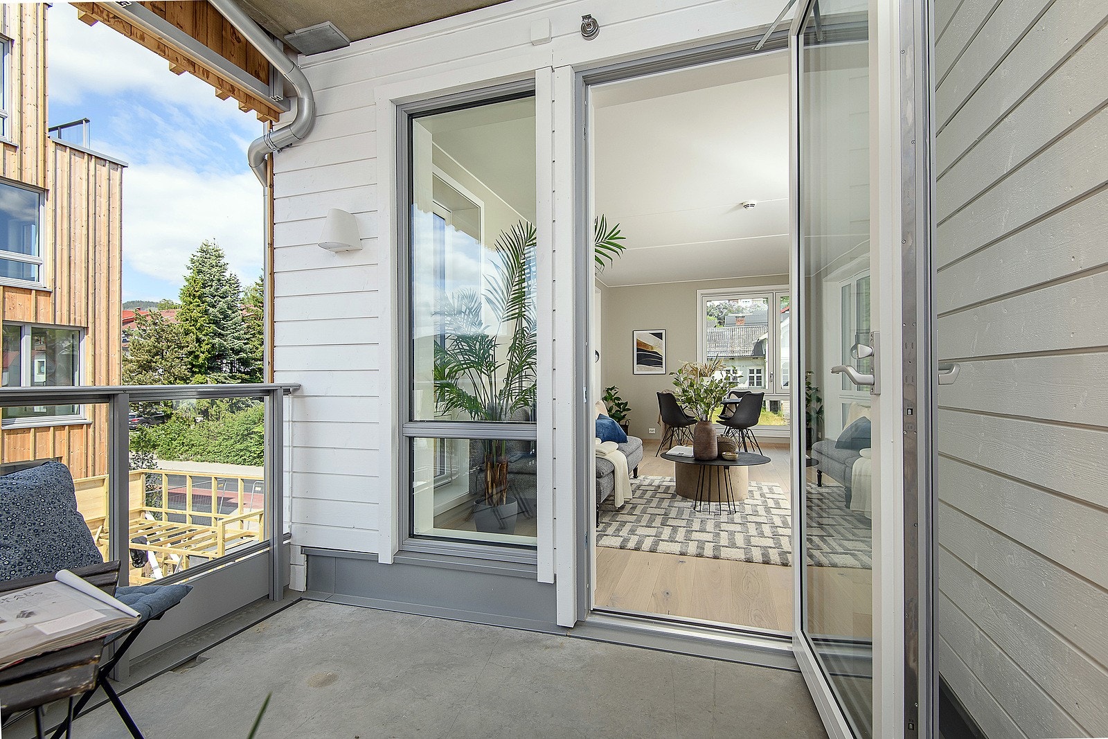 Takoverbygget balkong Galleribilde