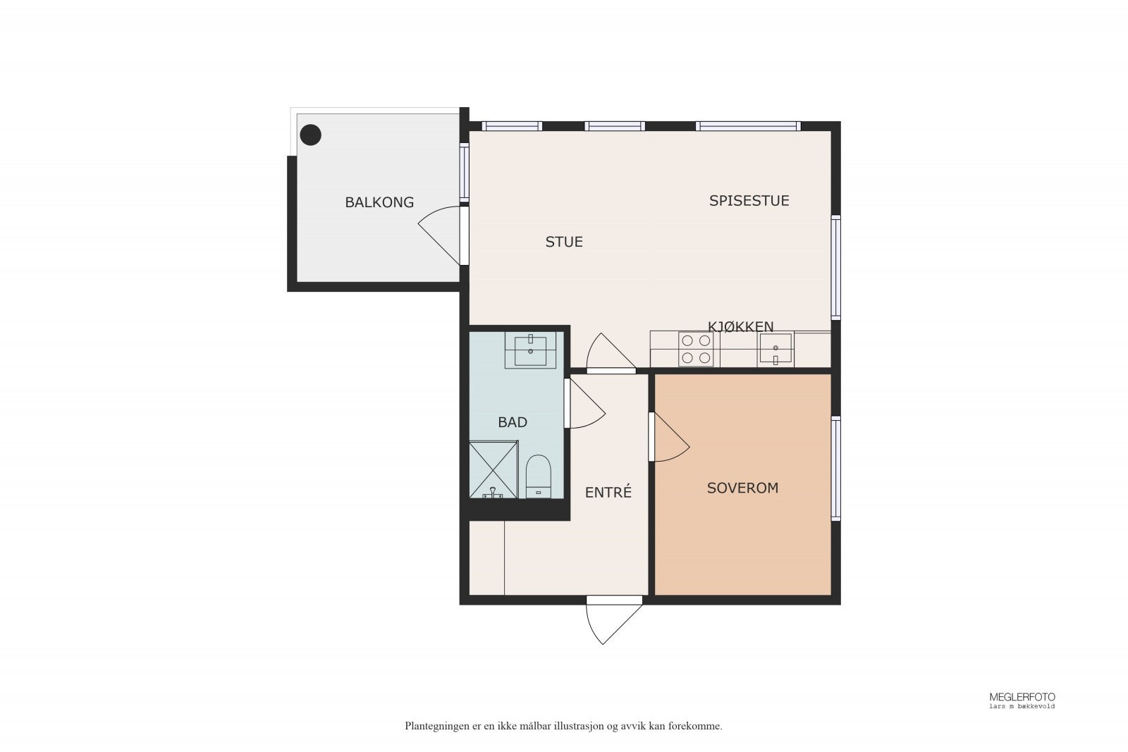 Plantegning Galleribilde