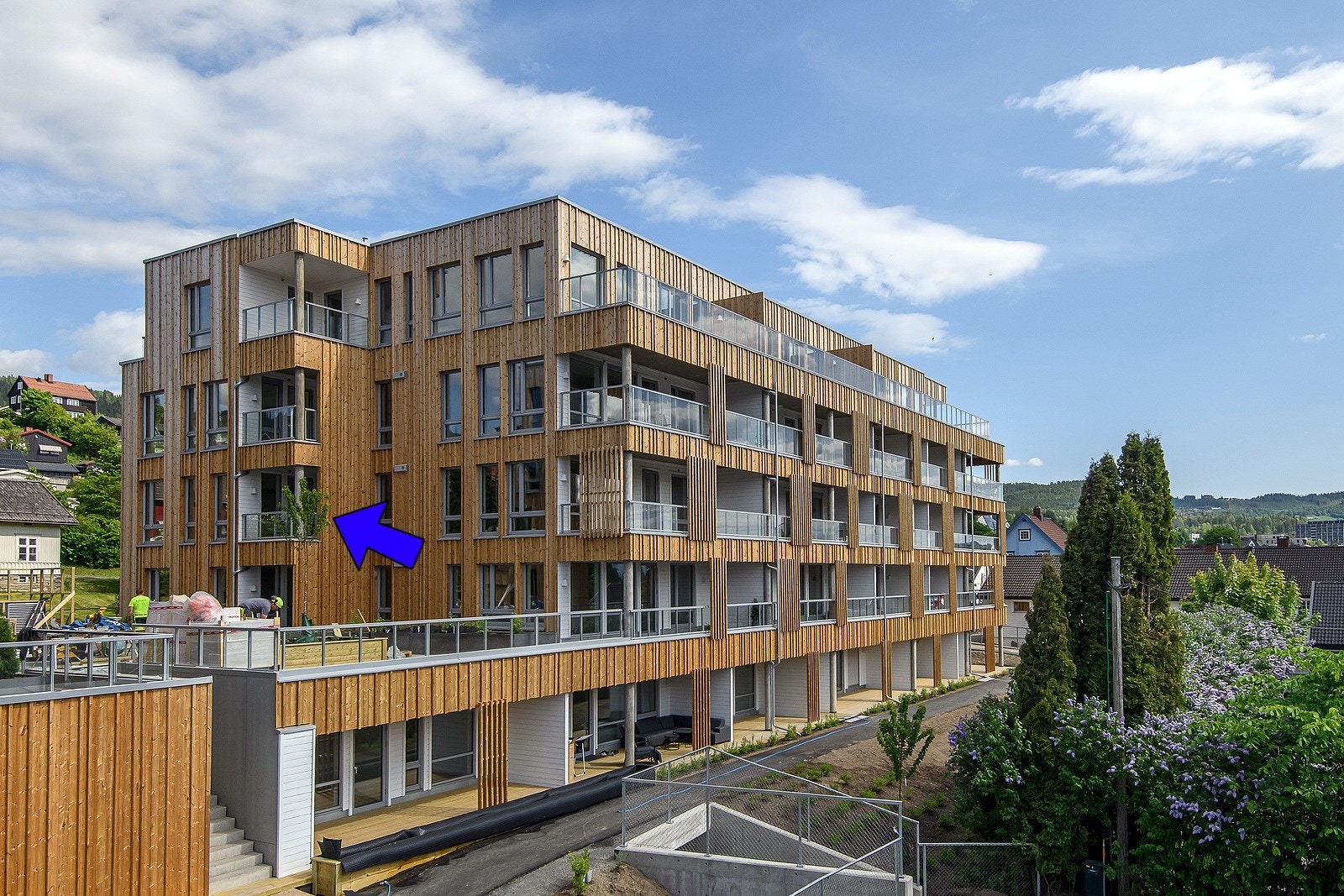 Hjørneleilighet som ligger i 2 etg i bygg A med hovedinngang fra Storgata. Galleribilde