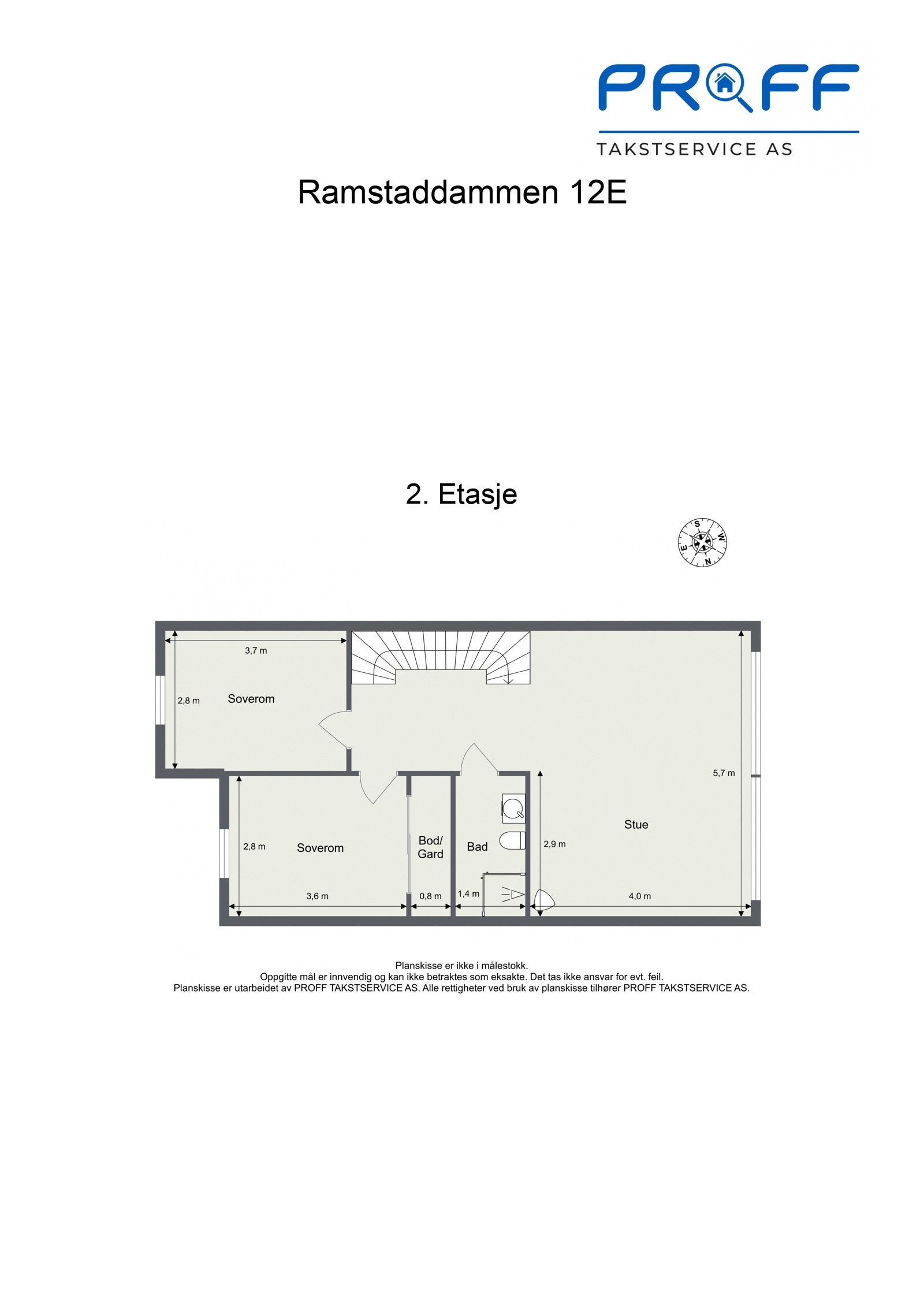 Plantegning 2. etasje Galleribilde