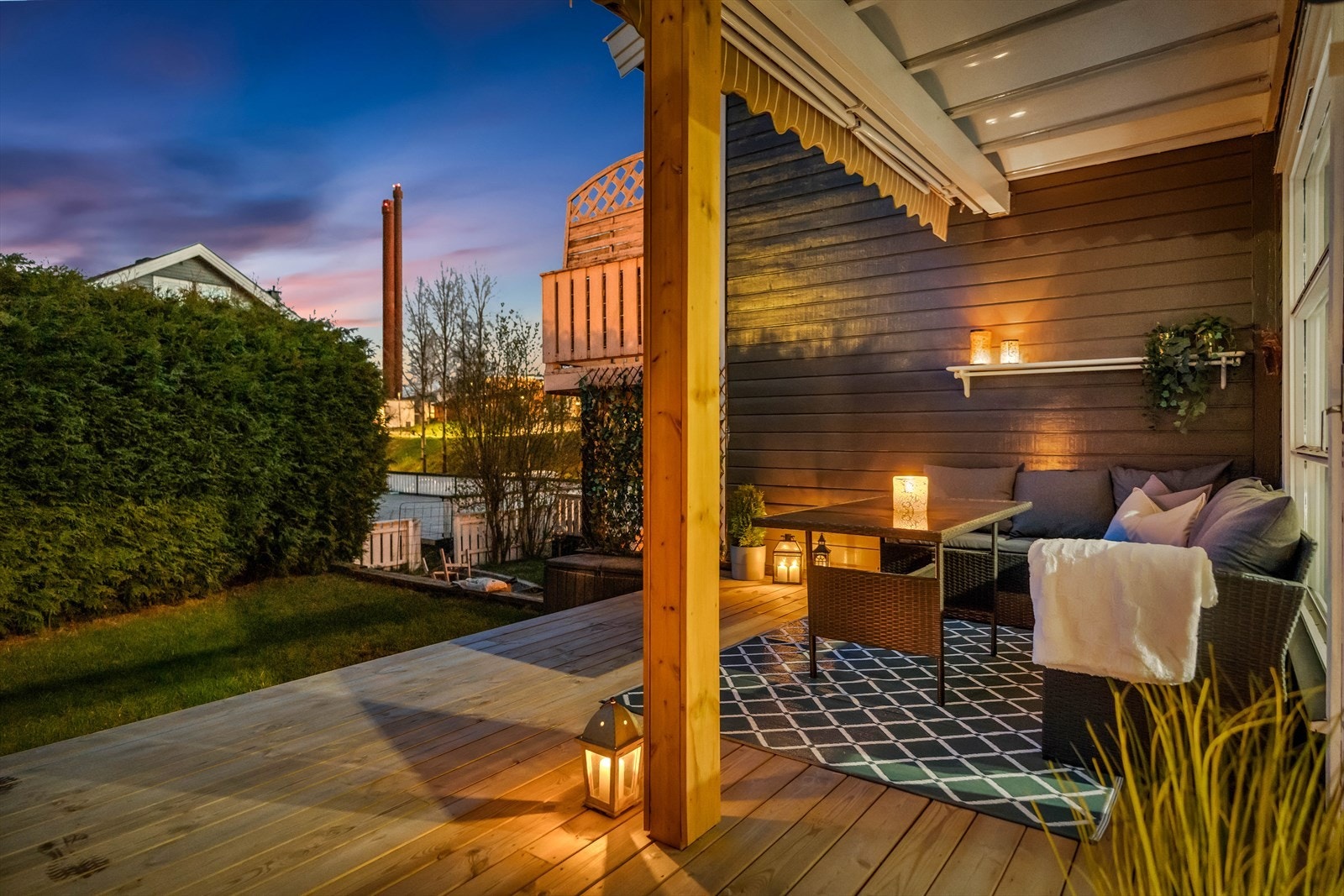 Dette er en pen og smakfull 2-roms leilighet med flotte terrasse! Galleribilde